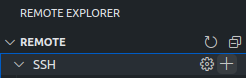 Add new remote connection in VS Code